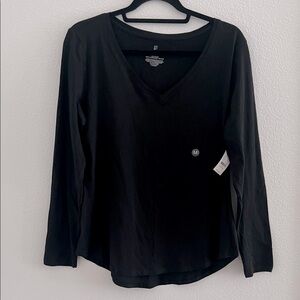 New York & Company V-Neck Long Sleeve